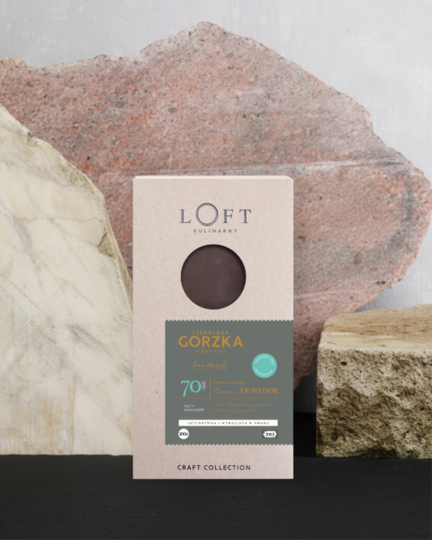 czekolada gorzka 70% Ekwador Loft Kulinarny