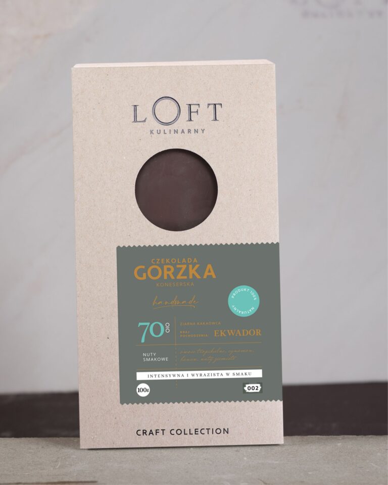 czekolada gorzka 70% Ekwador Loft Kulinarny