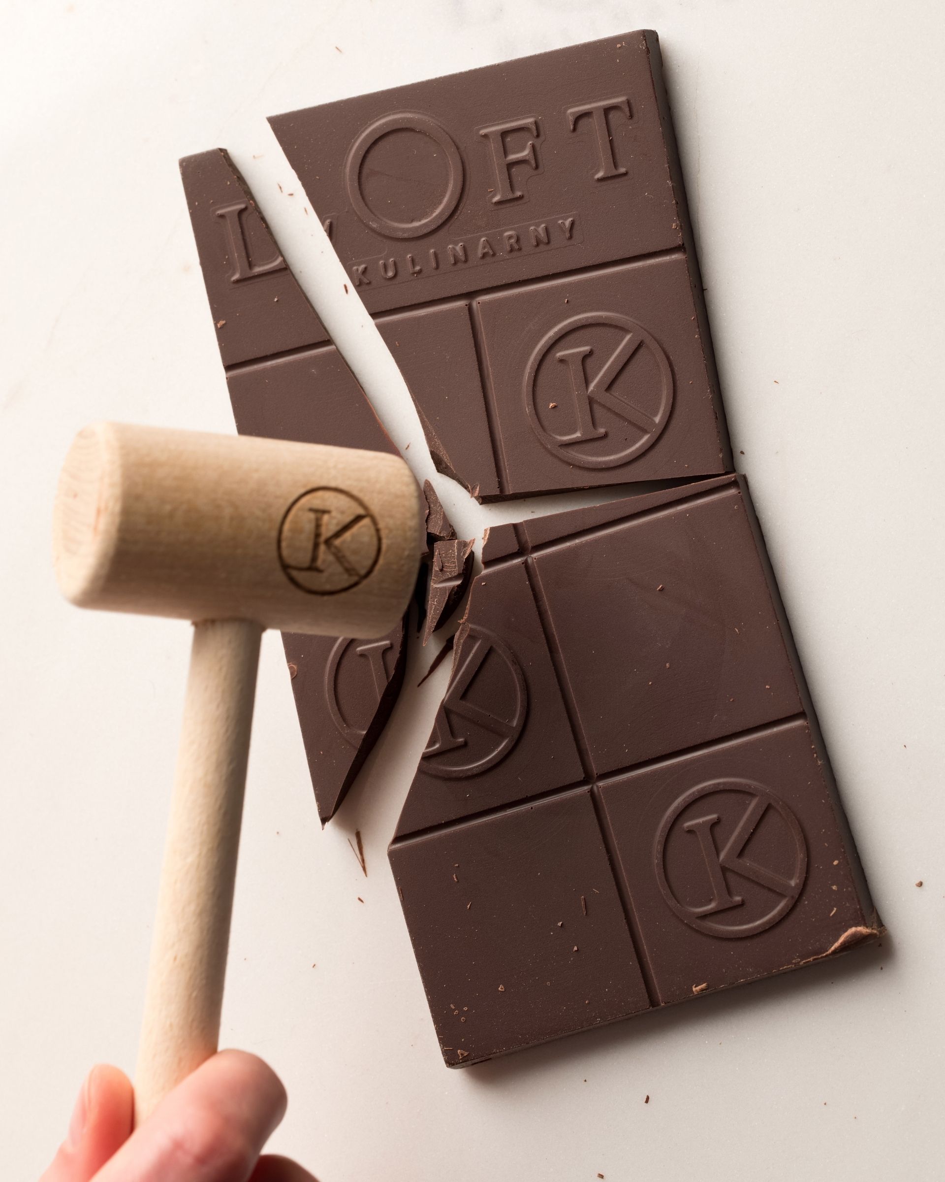 Zestaw rzemieślniczy czekolada i młotek do czekolady Loft Kulinarny