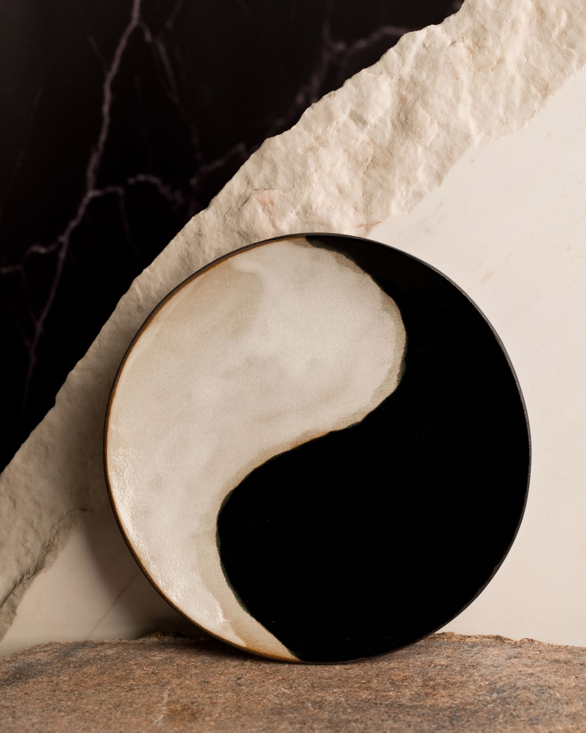 Talerz Równowaga ręcznie robiony Yin Yang Loft Kulinarny