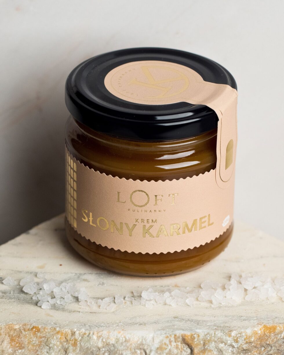Krem słony karmel w sloiku