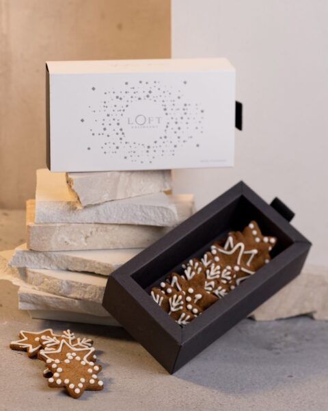 świąteczne pierniki mini gwiazdki w opakowaniu