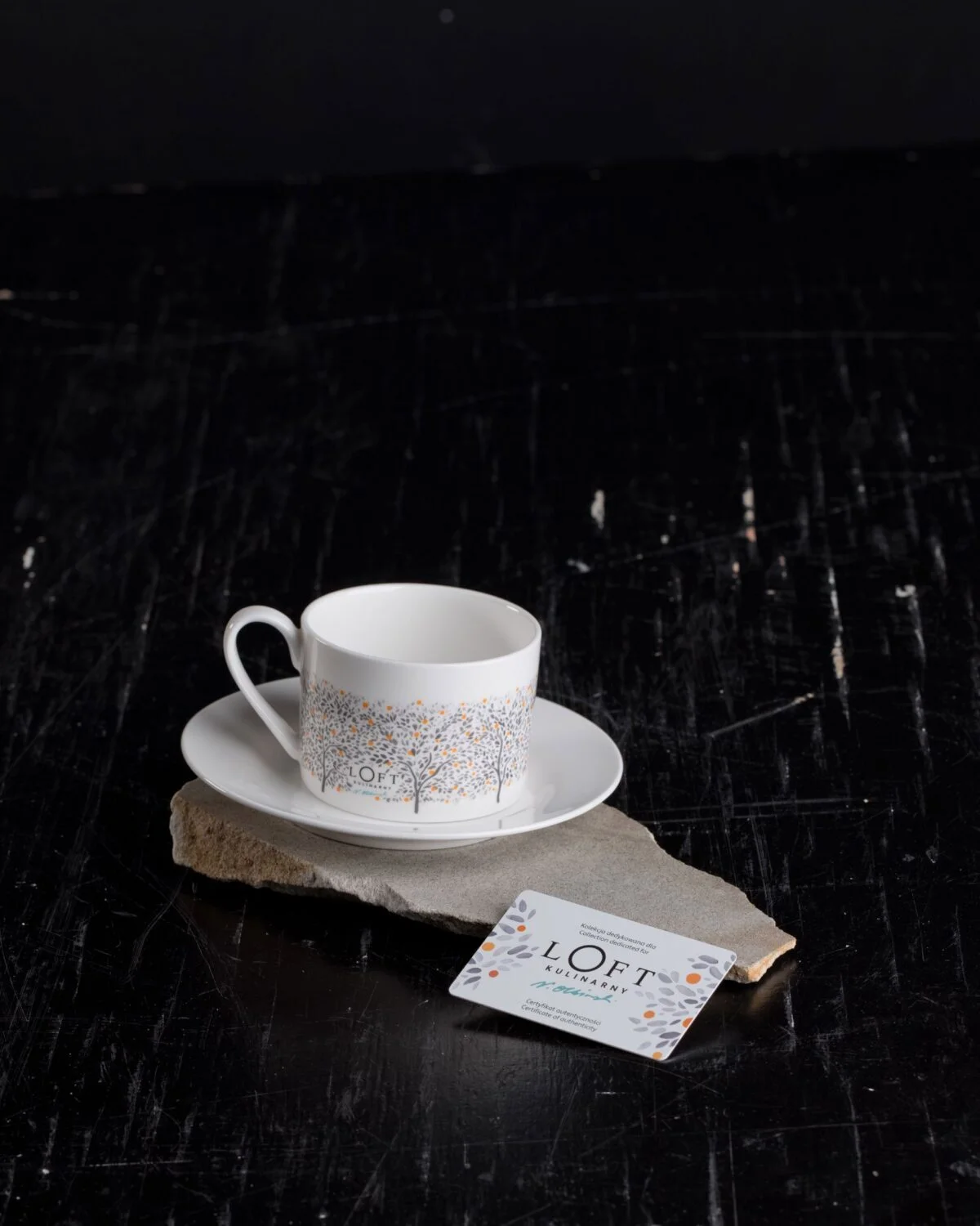 Filiżanka Natalii Olbiński z Ćmielowa "Mój Mały Raj"