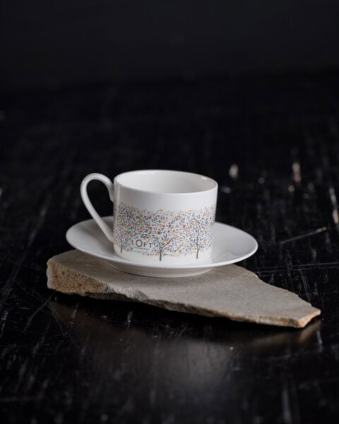 Filiżanka porcelanowa Natalia Olbiński z manufaktury Ćmielów