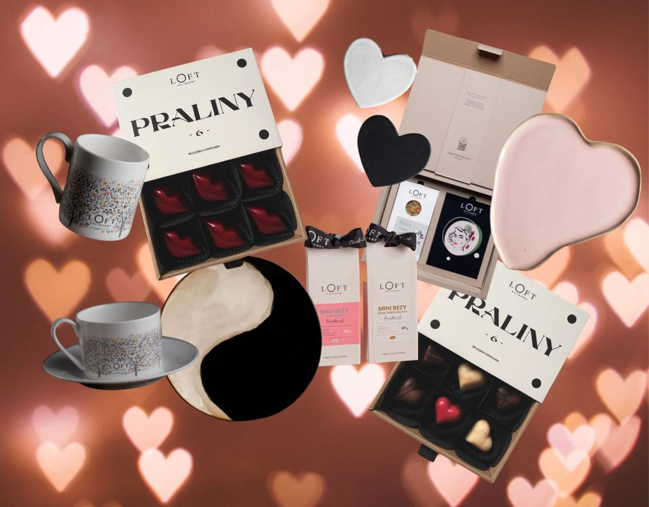 Zestaw prezentowy serce