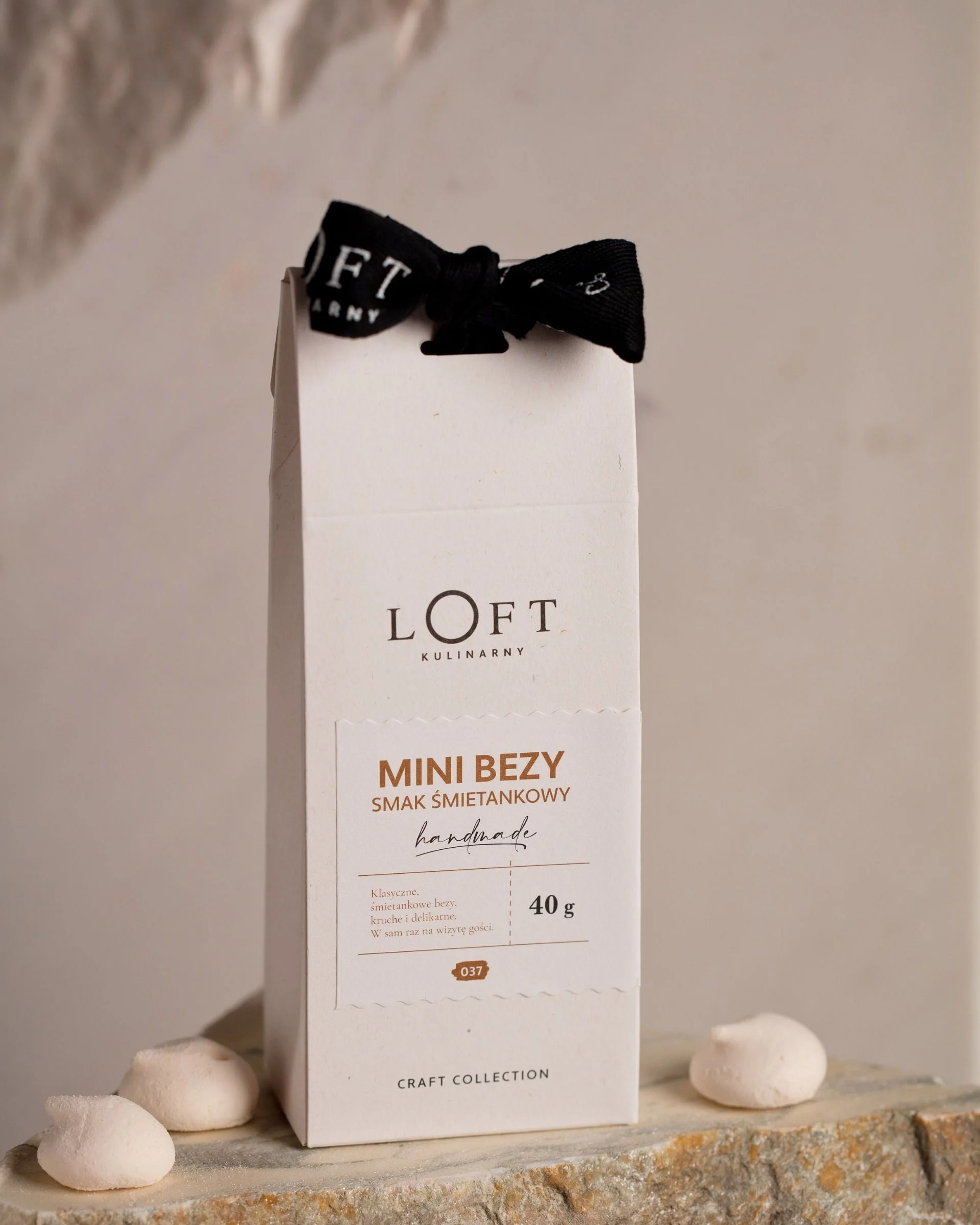Mini bezy śmietankowe Loft Kulinarny