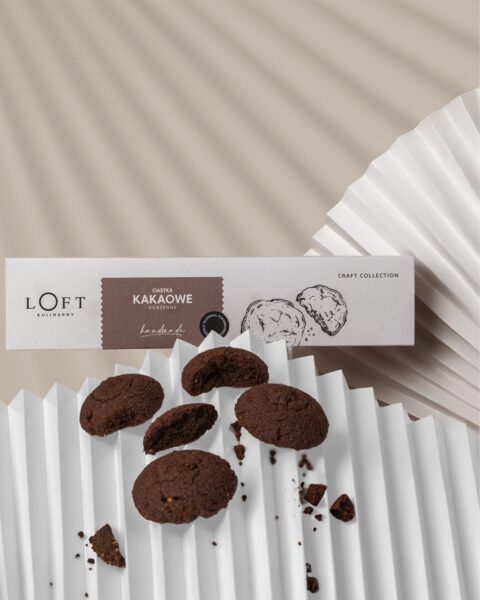 Ciastka kakaowe korzenne premium Loft Kulinarny