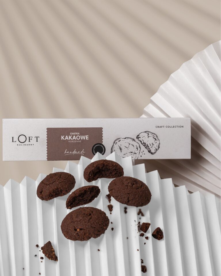 Ciastka kakaowe korzenne premium Loft Kulinarny