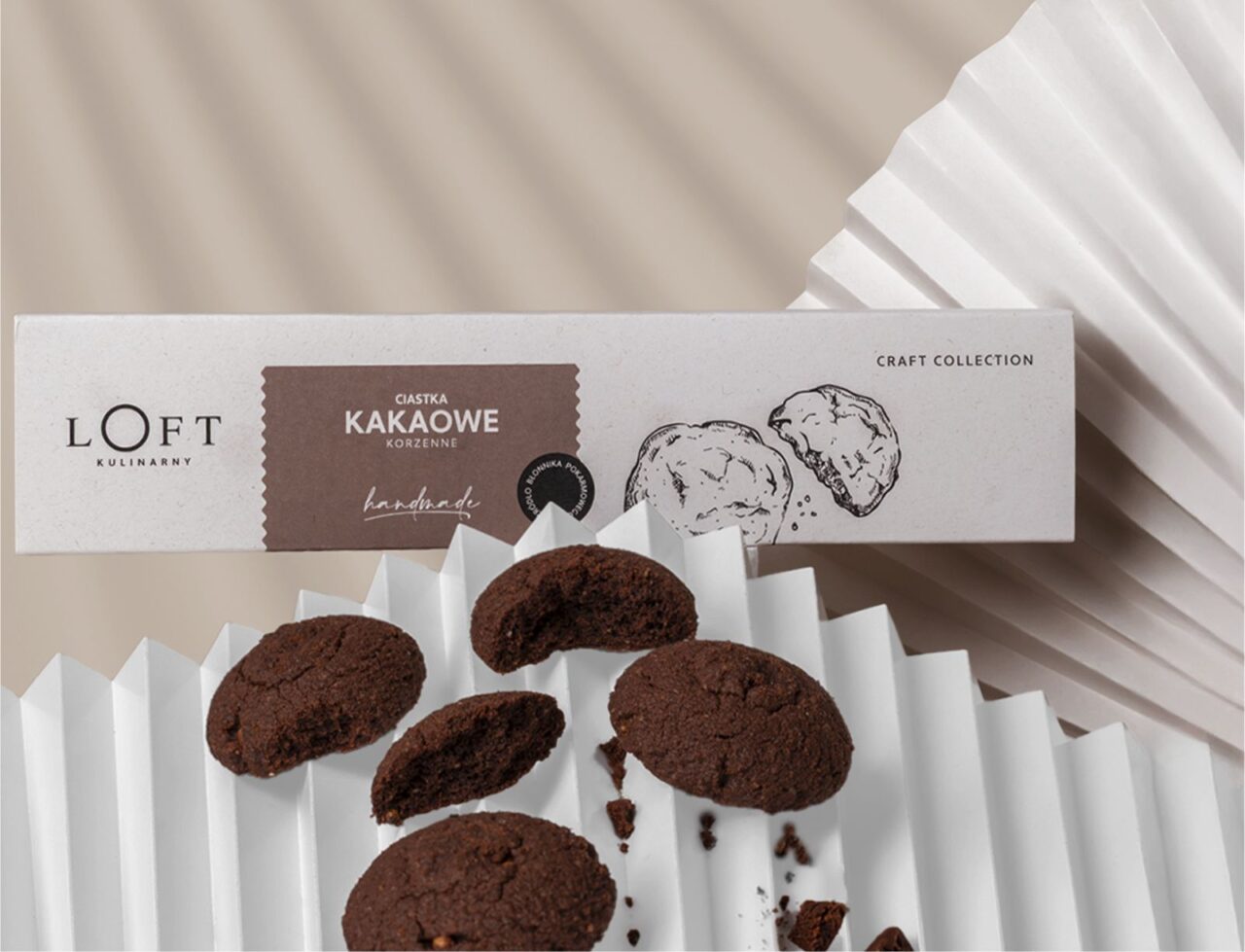 Ciasteczka kakaowe korzenne zestaw prezentowy