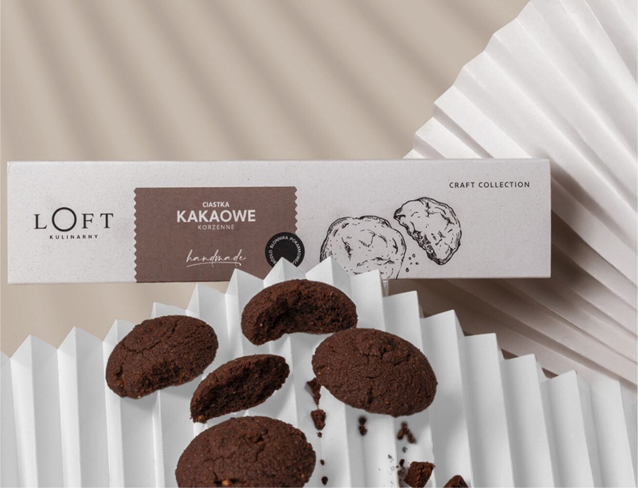 Ciasteczka kakaowe korzenne zestaw prezentowy