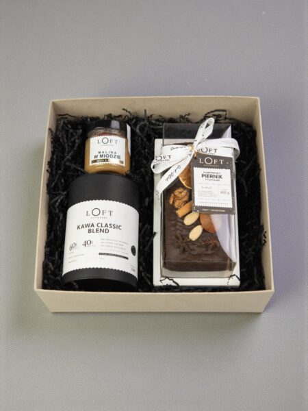 Gift No 126 – piernik, malina w miodzie i kawa | Loft Kulinarny