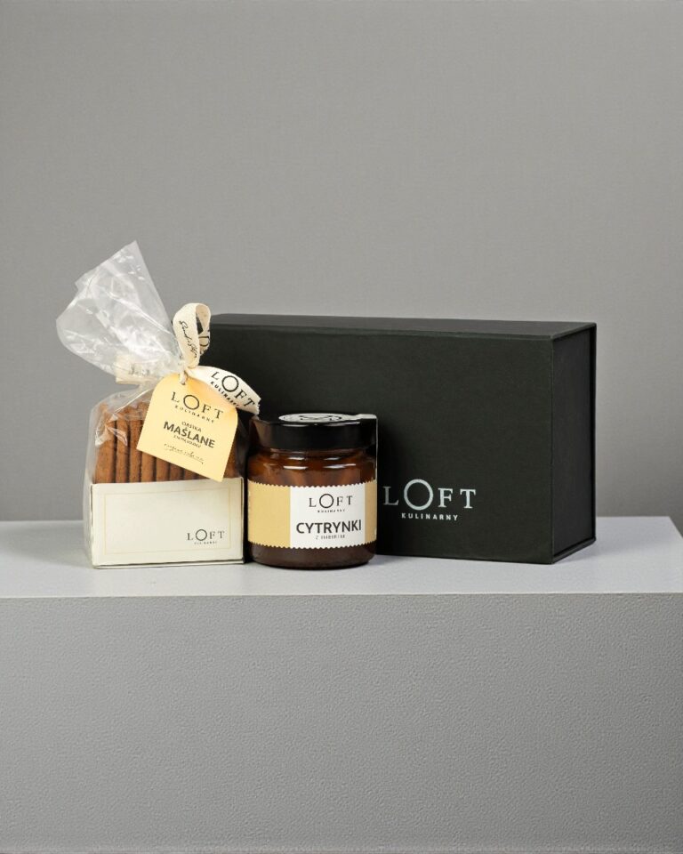 Gift No 54 – mały zestaw: cytrynki i ciastka | Loft Kulinarny