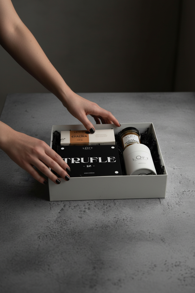 Ciastka kakaowe korzenne w opakowaniu