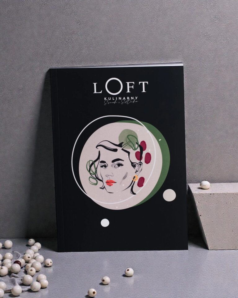 Notes A5 Kobieta ubrana w smak i sztukę 02 z ilustracją Magdaleny Pankiewicz